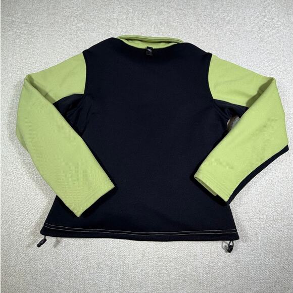 Marker Women Medium Green Black Zip Front Long Sleeve Lightweight Cycling Jacket - Picture 2 of 11